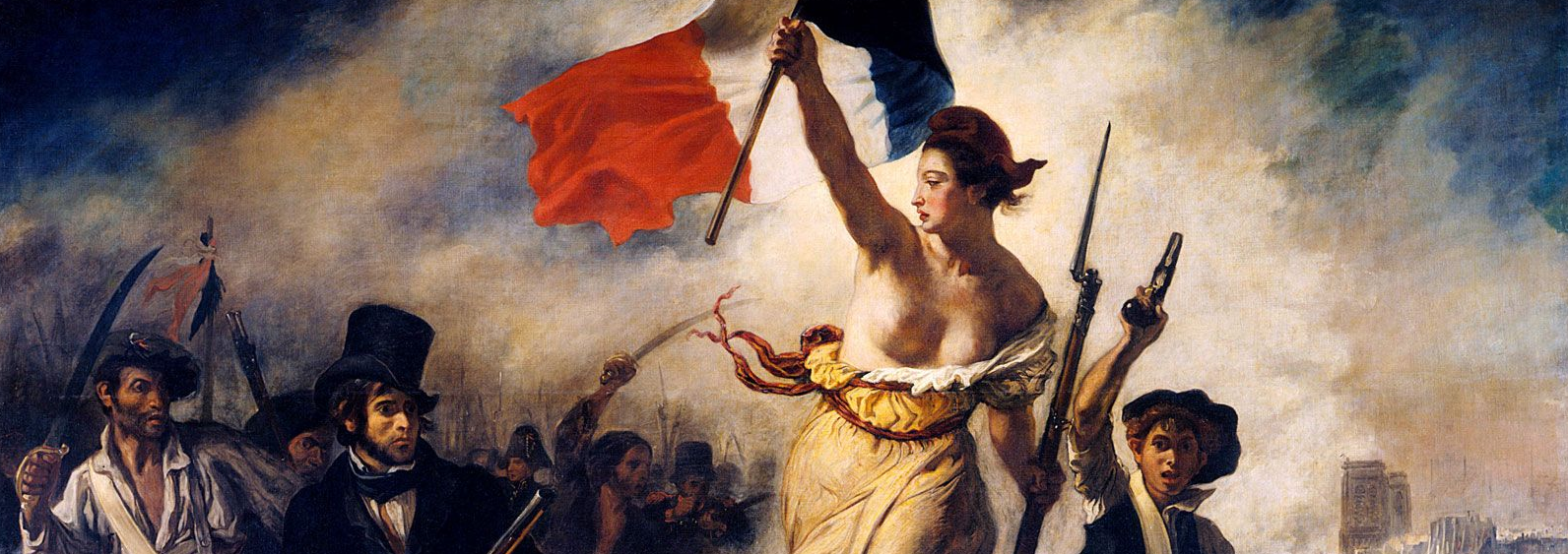 La libertad guiando al pueblo (detalle)